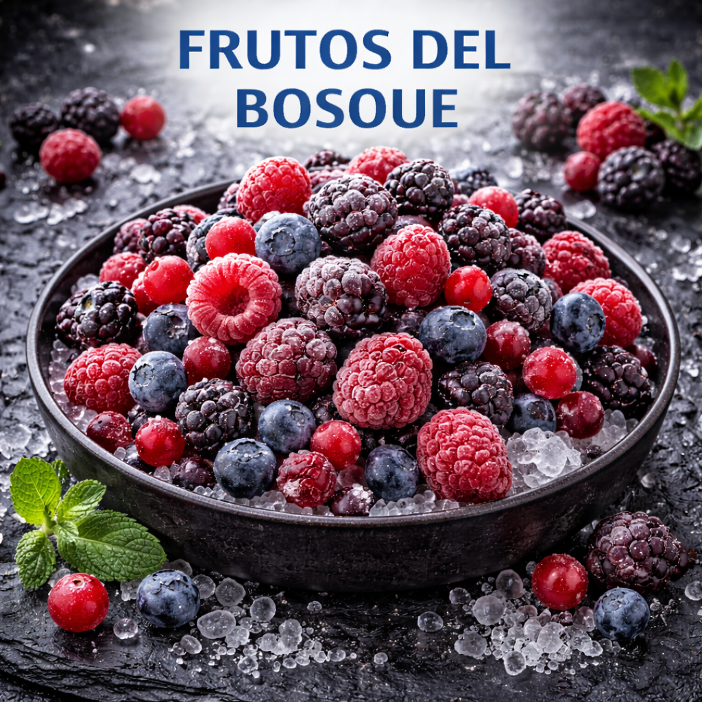 Frutos del bosque congelados