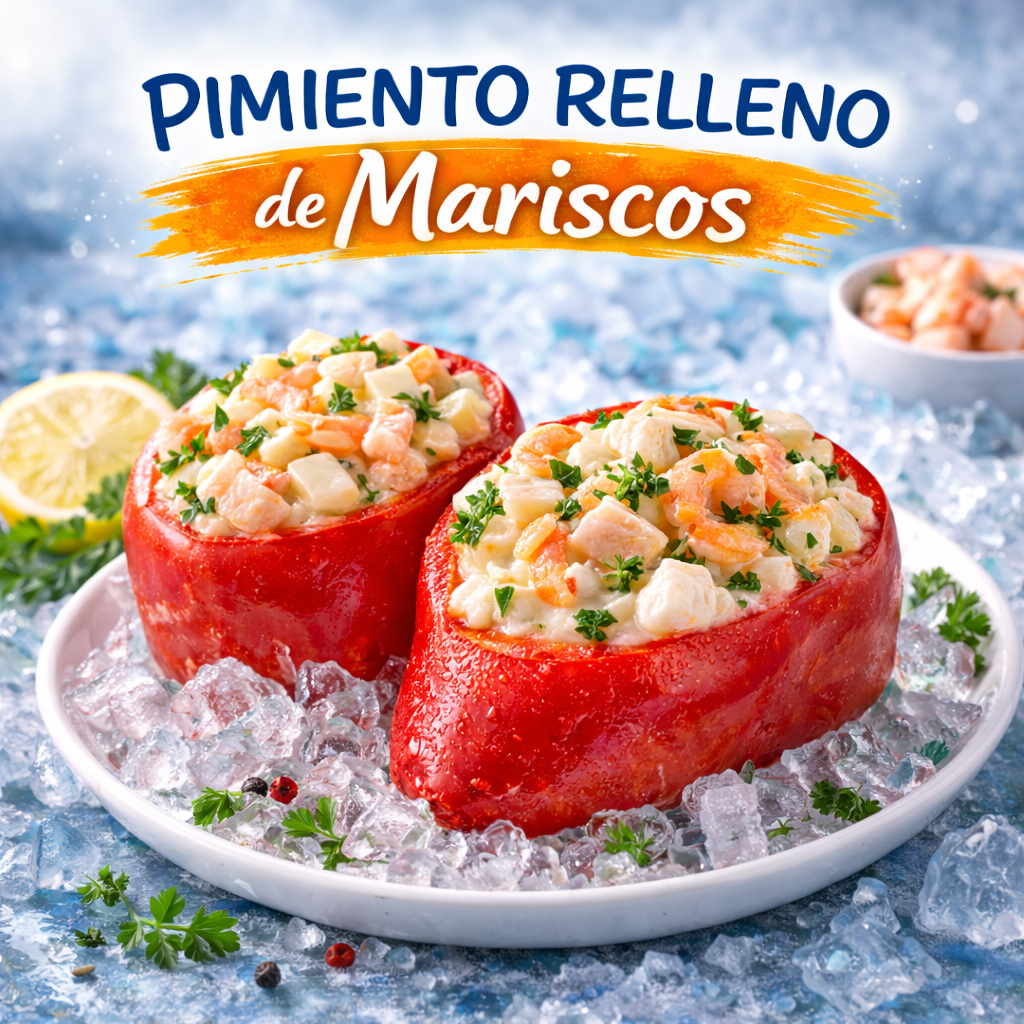 Pimiento relleno de mariscos