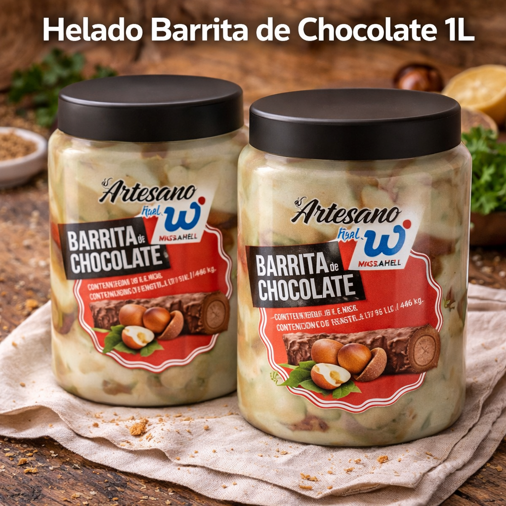Helado Barrita de Chocolate 1L