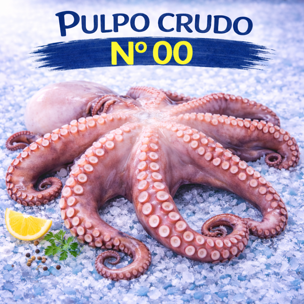 Pulpo crudo Nº 00