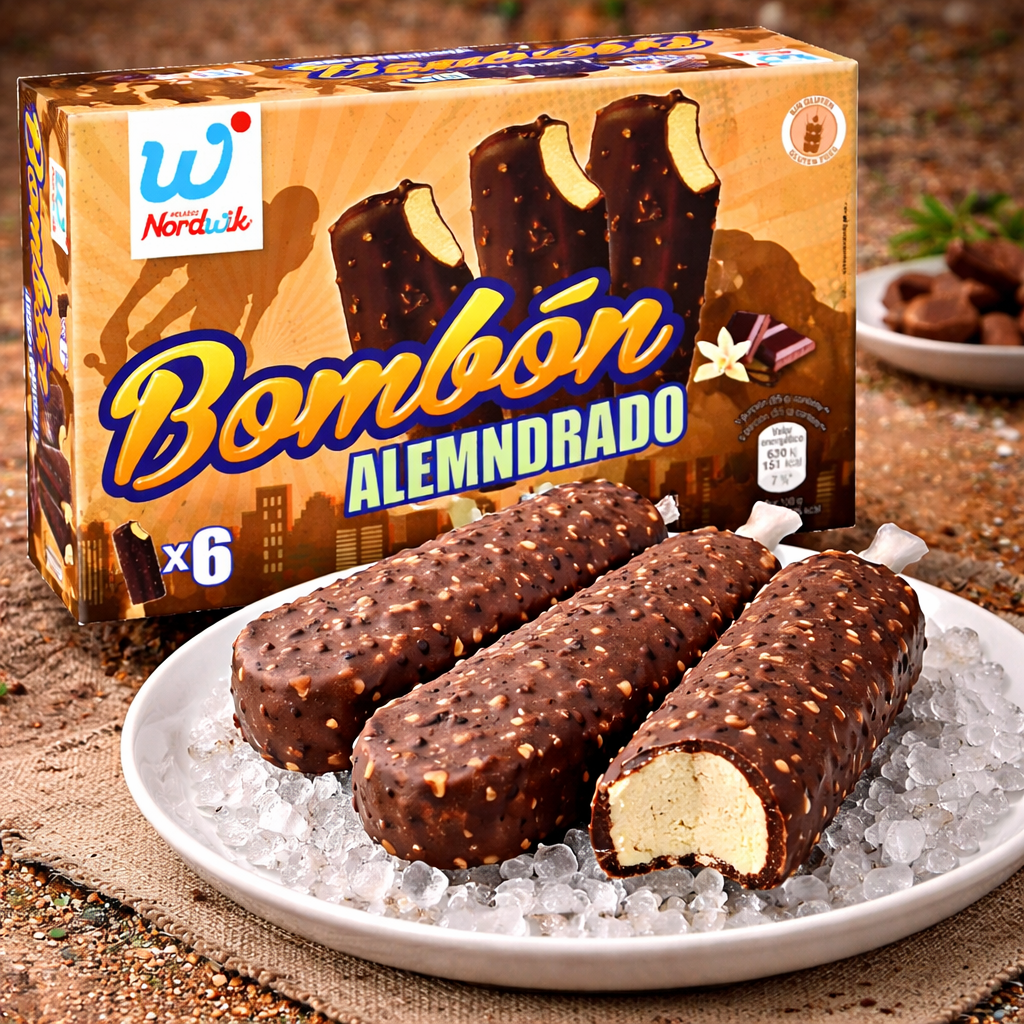 Helado Bombón Almendrado 