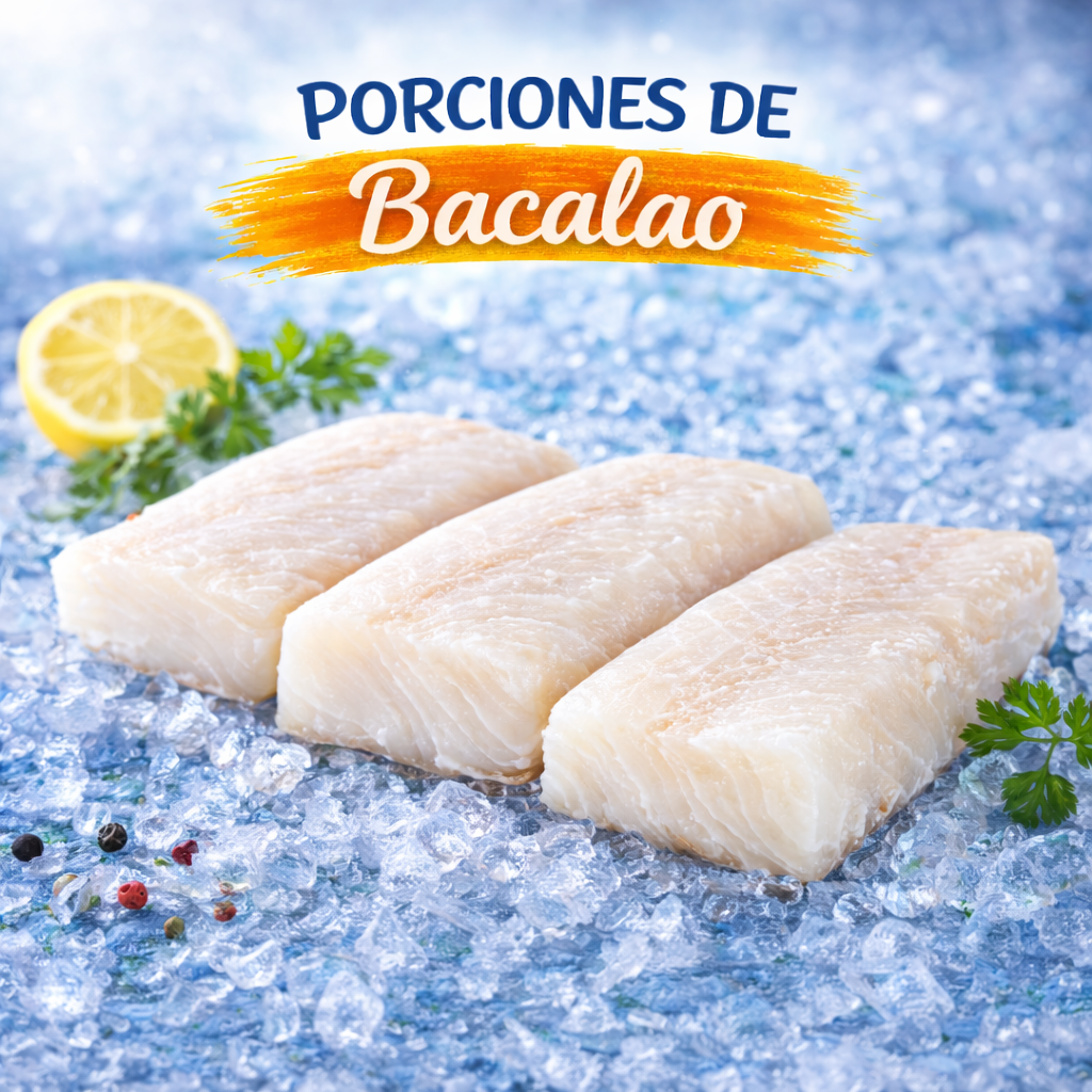 Porciones de Bacalao