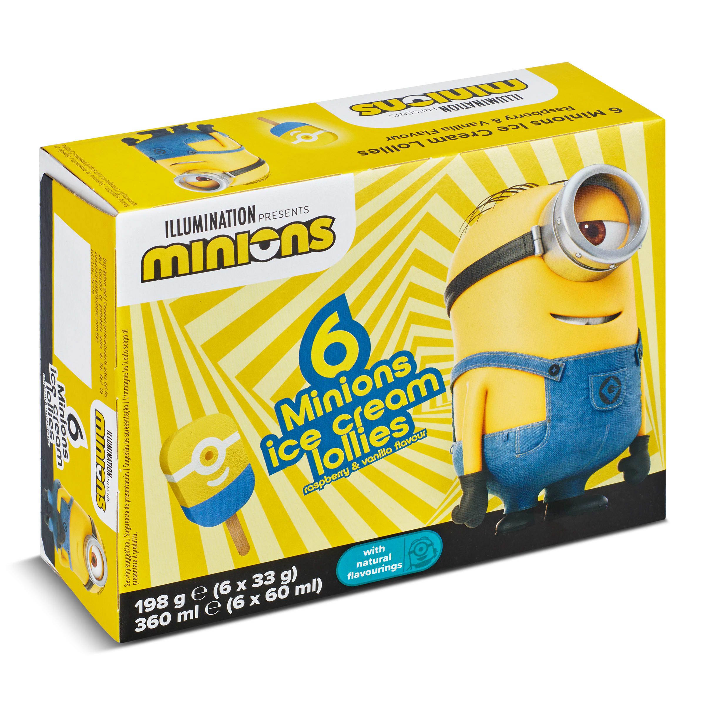 Polos de helado Minions