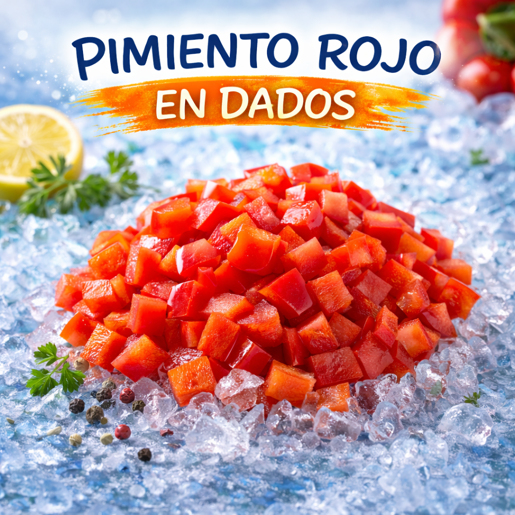 Pimiento Rojo en Dados (500gr)