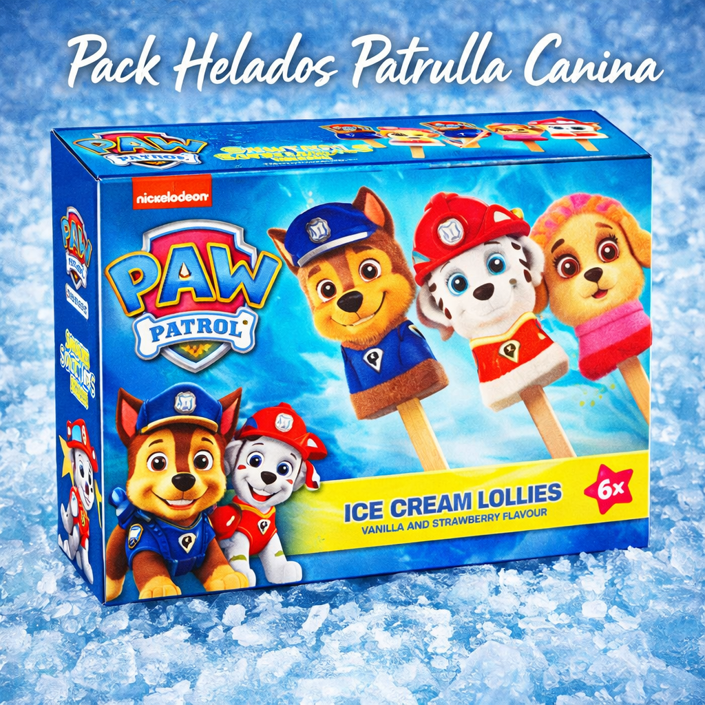 Pack de Helados Patrulla Canina