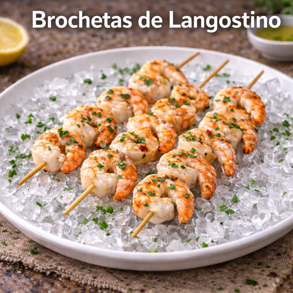 Brochetas de Langostino (UNIDAD)