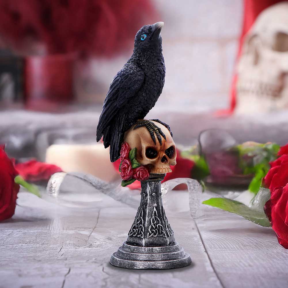 Nemesis Now Perched Prophecy Mini Raven Figurine Expertly sculpted