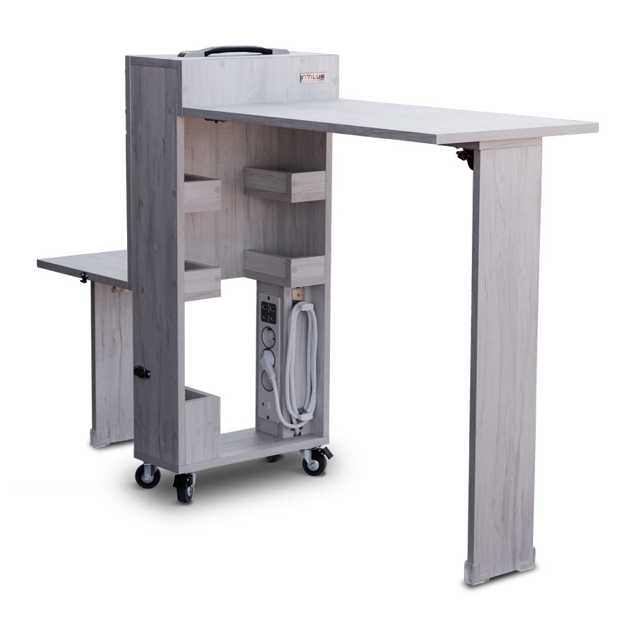 Estación profesional portátil para manicura y pedicura