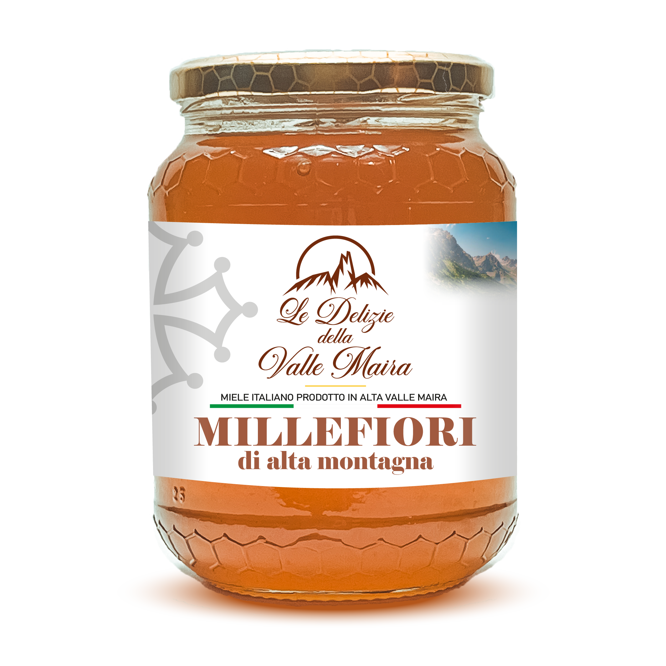 MIELE DI MILLEFIORI DI ALTA MONTAGNA 1000g