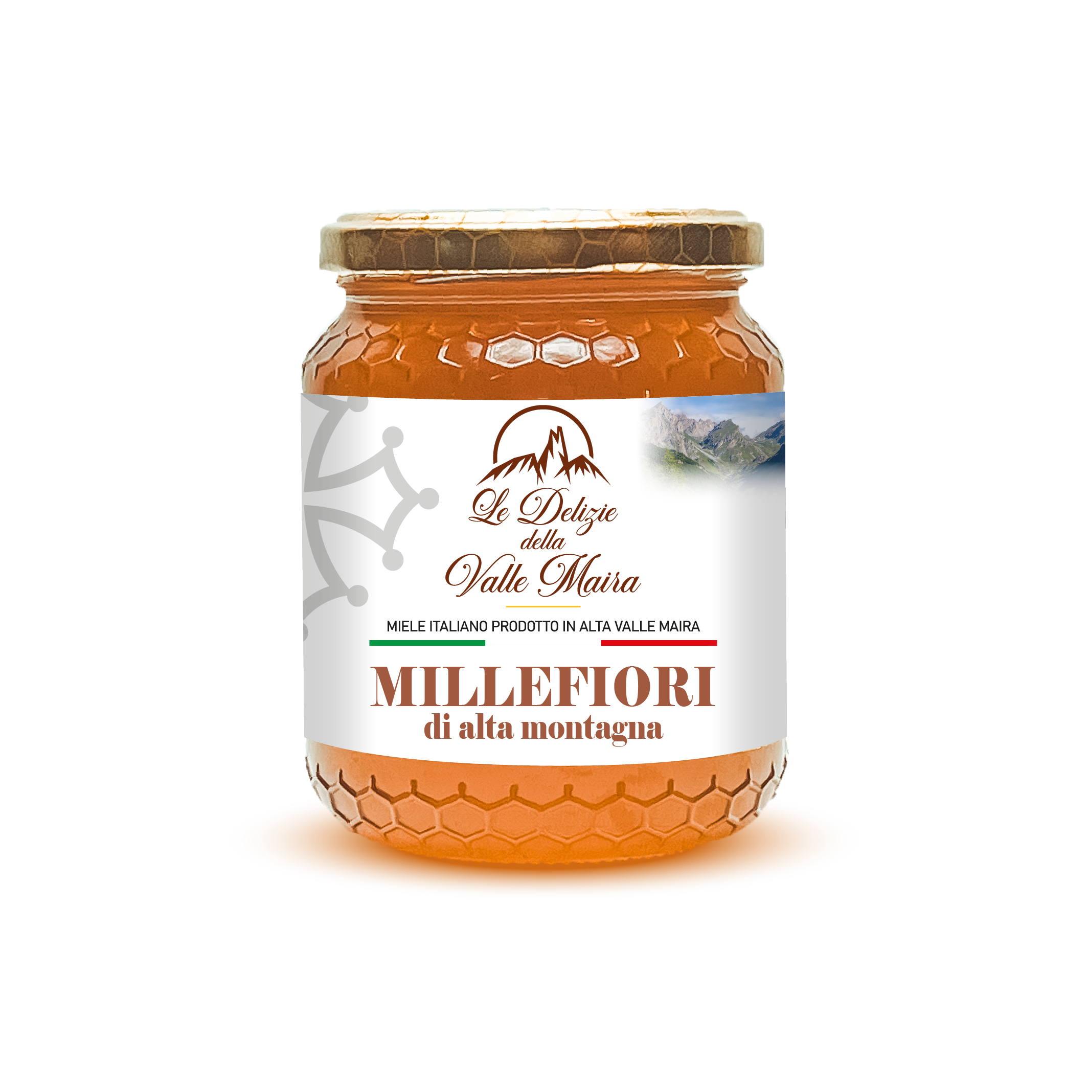 MIELE DI MILLEFIORI DI ALTA MONTAGNA 500g