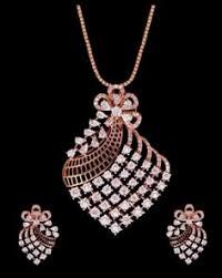 Elegant Diamond Necklace Set