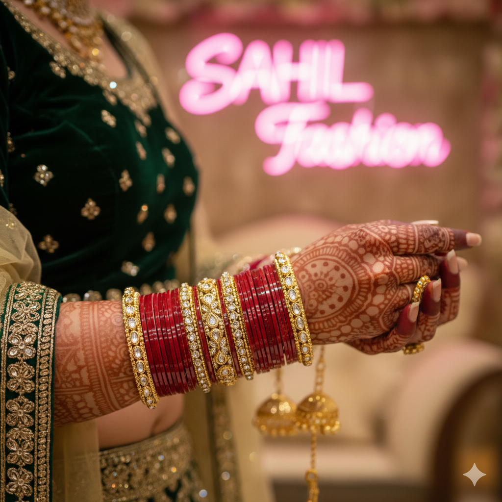 Red Bridal Bangles Set