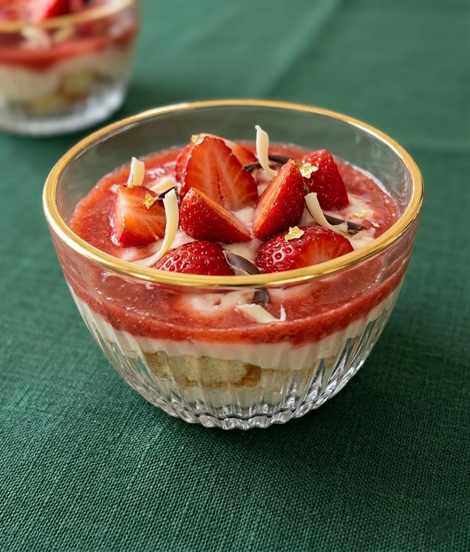 Lot de 6 coupelles en verre strié doré