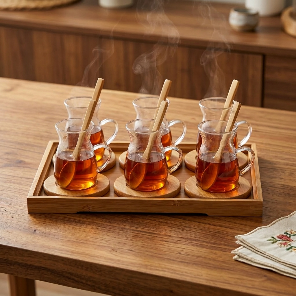 Coffret service à thé 