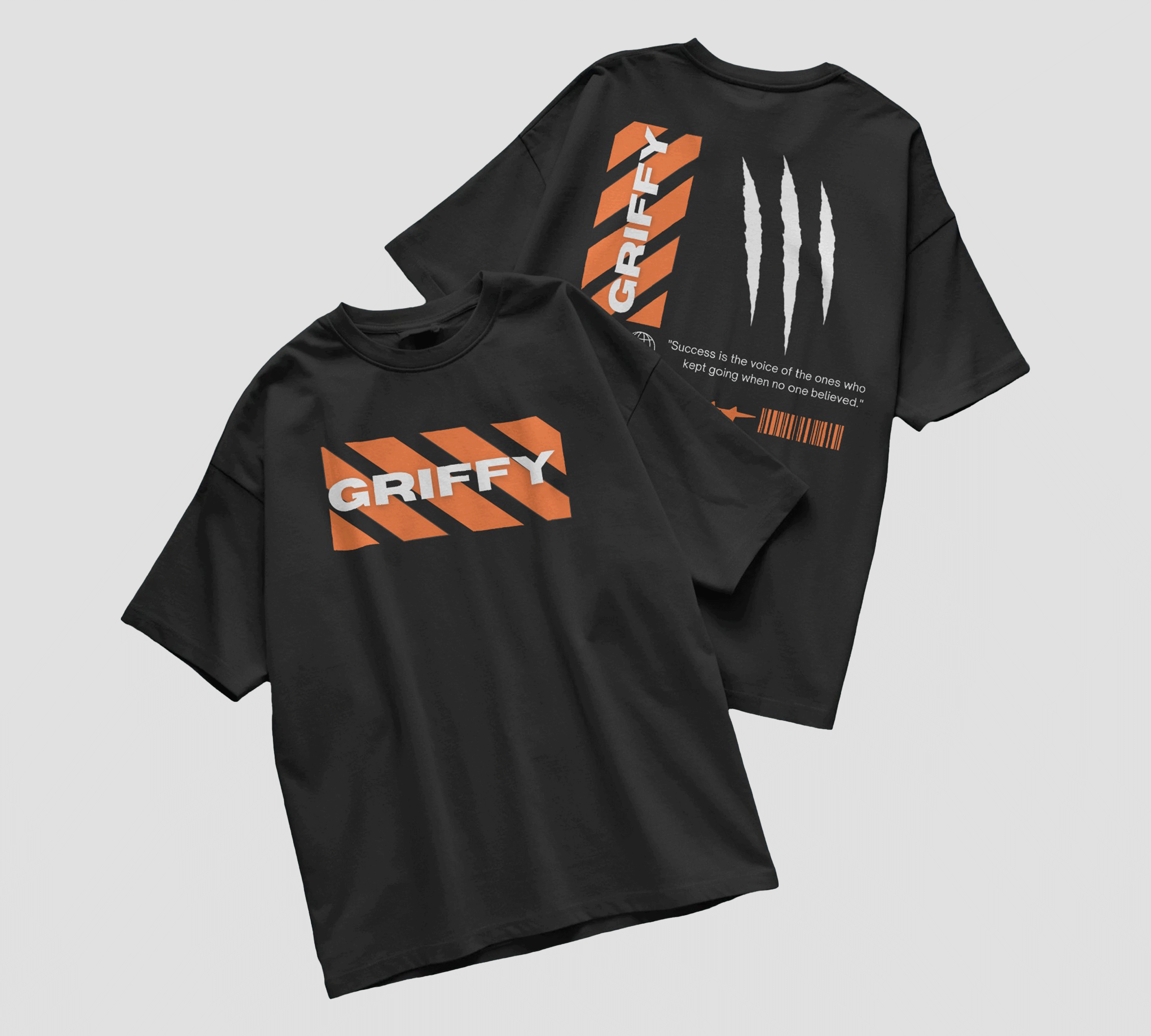 T-Shirt Streetwear Noir GRIFFY – Success