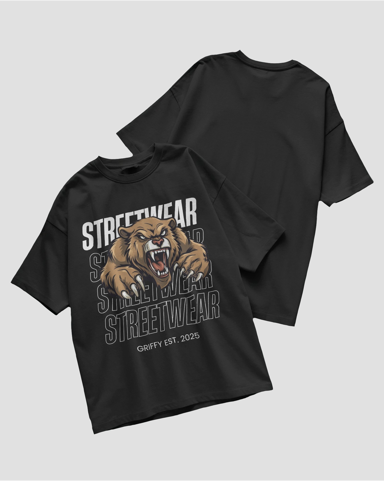 T-shirt   "Streetwear Strong Grizzly Origin" 