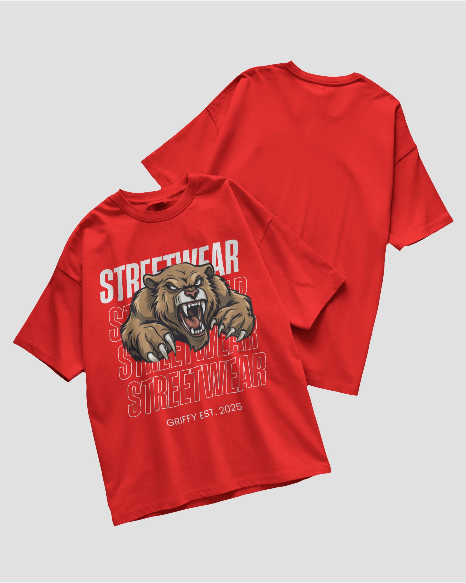 T-shirt   "Streetwear Strong Grizzly Origin" 