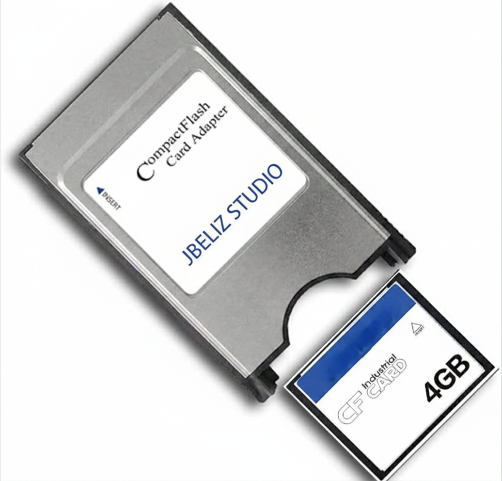 Tarjeta de Memoria CF y Adaptador 