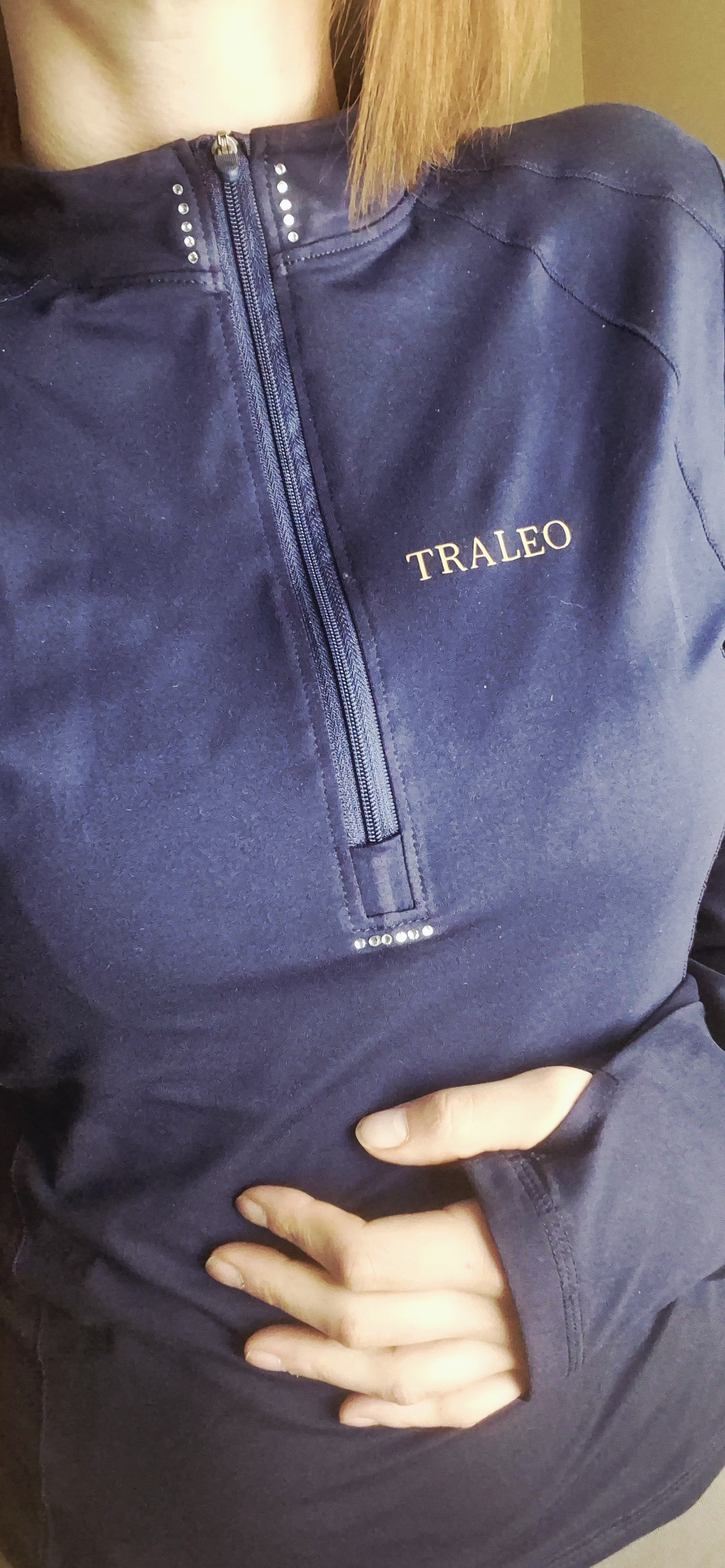 T-shirt respirant avec poche arrière