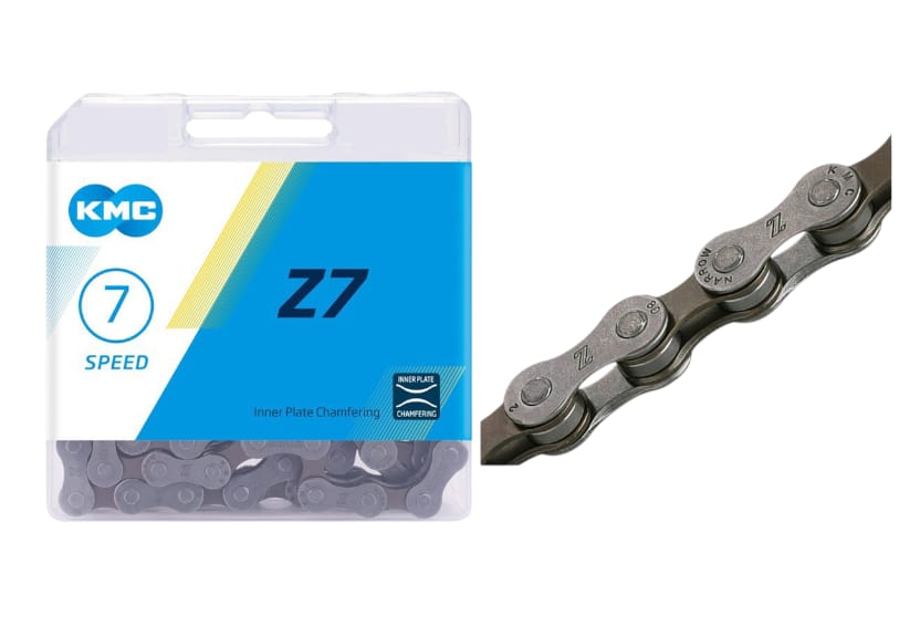 CADENA 7 VEL 1/2X3/32 114L Z7 MARRON KMC