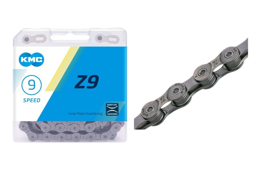 CADENA 9 VEL 1/2X11/128 116L Z9 GRIS KMC