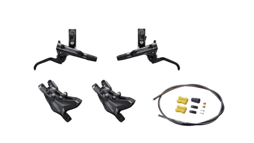 JUEGO DE FRENOS MTB DISCO HIDRAULICO BL/BR-M6100 DEORE 2 PISTONES SHIMANO