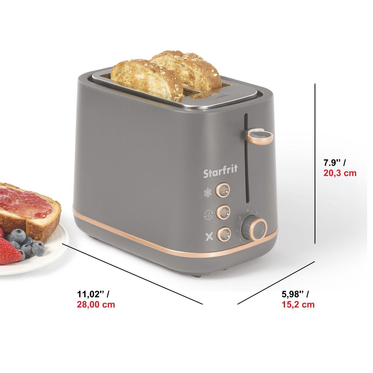SF CALEDONIA  2-SLICE TOASTER