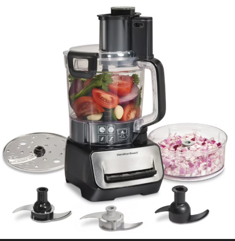 Hamilton Beach Stack & Snap Duo Food Processor 70586C Silver