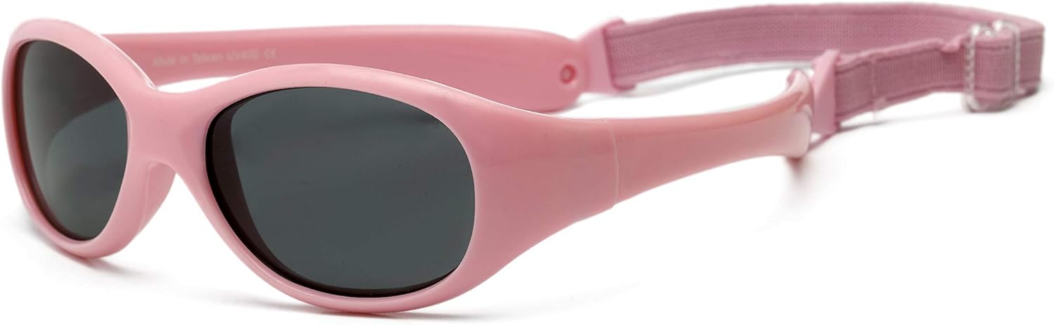 Uveez Banded Wraparound Babies Shades Pink 0+