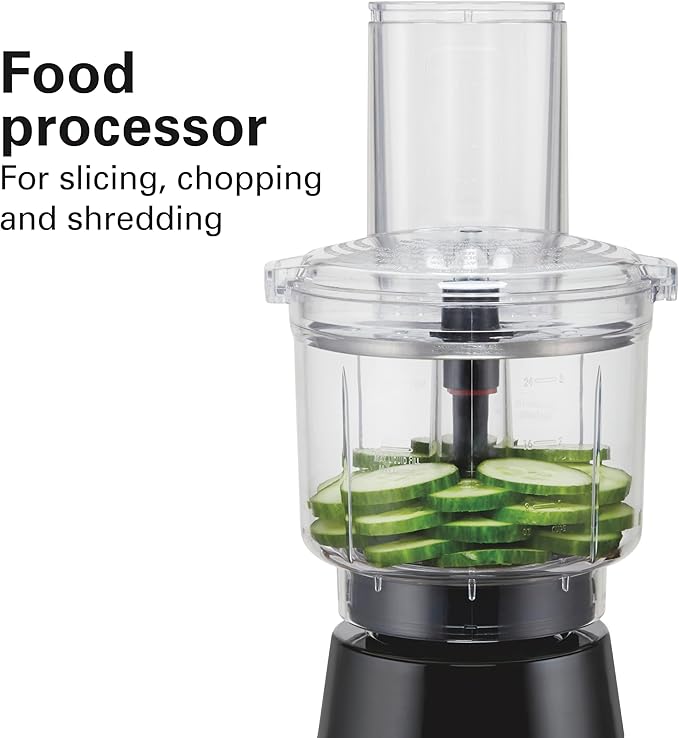 Hamilton Beach Multiblend Blender And Food Processor 53520C Silver