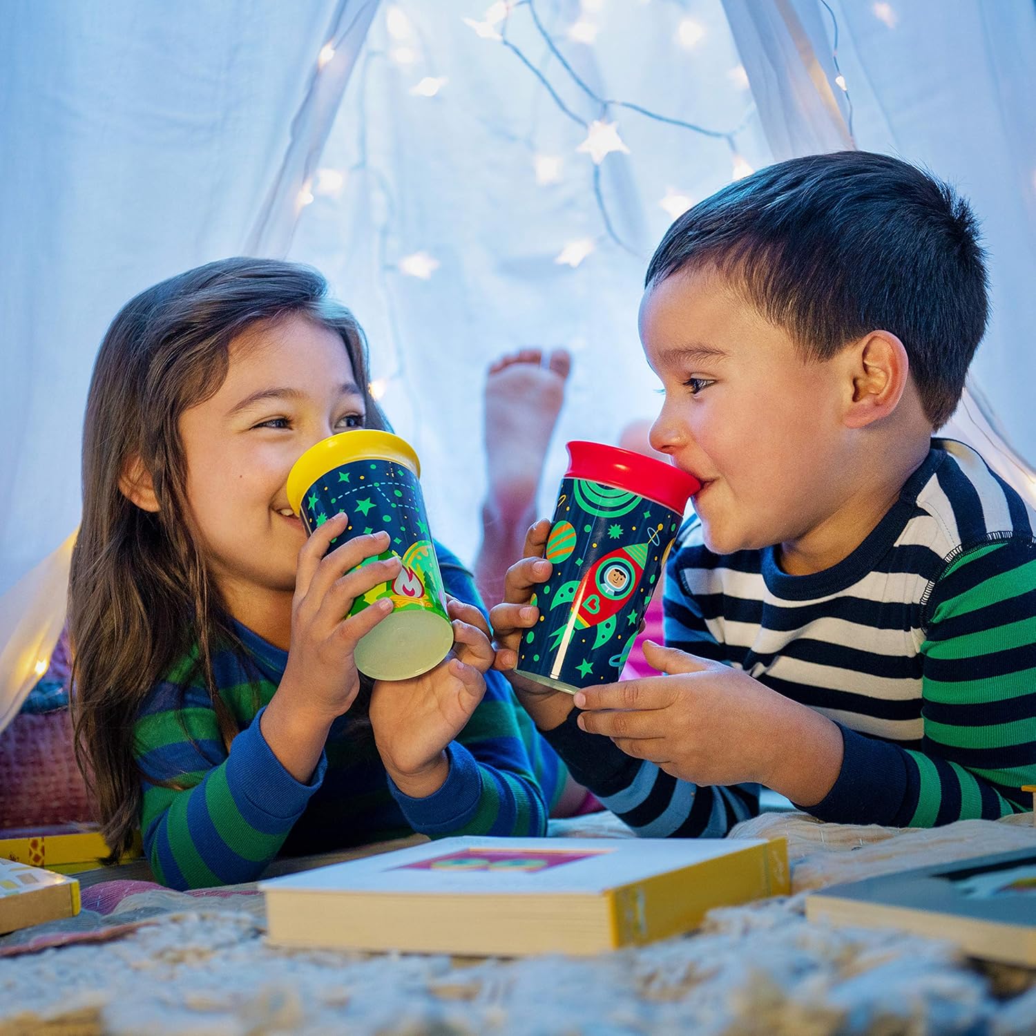 Munchkin Miracle 360 Glow in the Dark Sippy Cup  9 Ounce  Astronaut