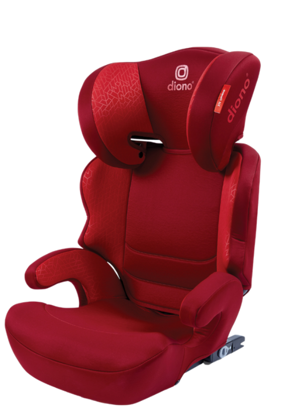 Diono Everett NXT Latch Slim Fit Lightweight Booster Car Seat  Red