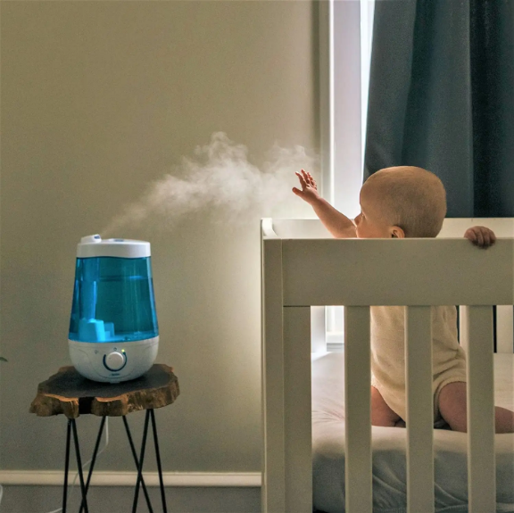 Dr. Brown s Cool Mist Ultrasonic Humidifier for Baby with Optional Diffuser and Night Light  Nursery