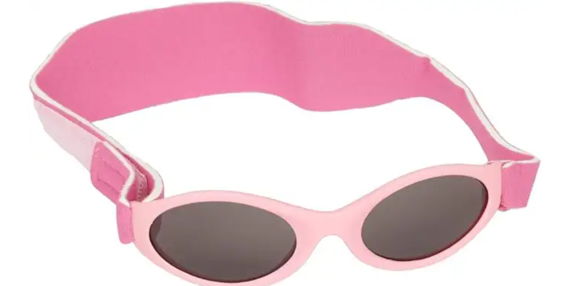 Uveez Banded Wraparound Babies Shades Pink 0+