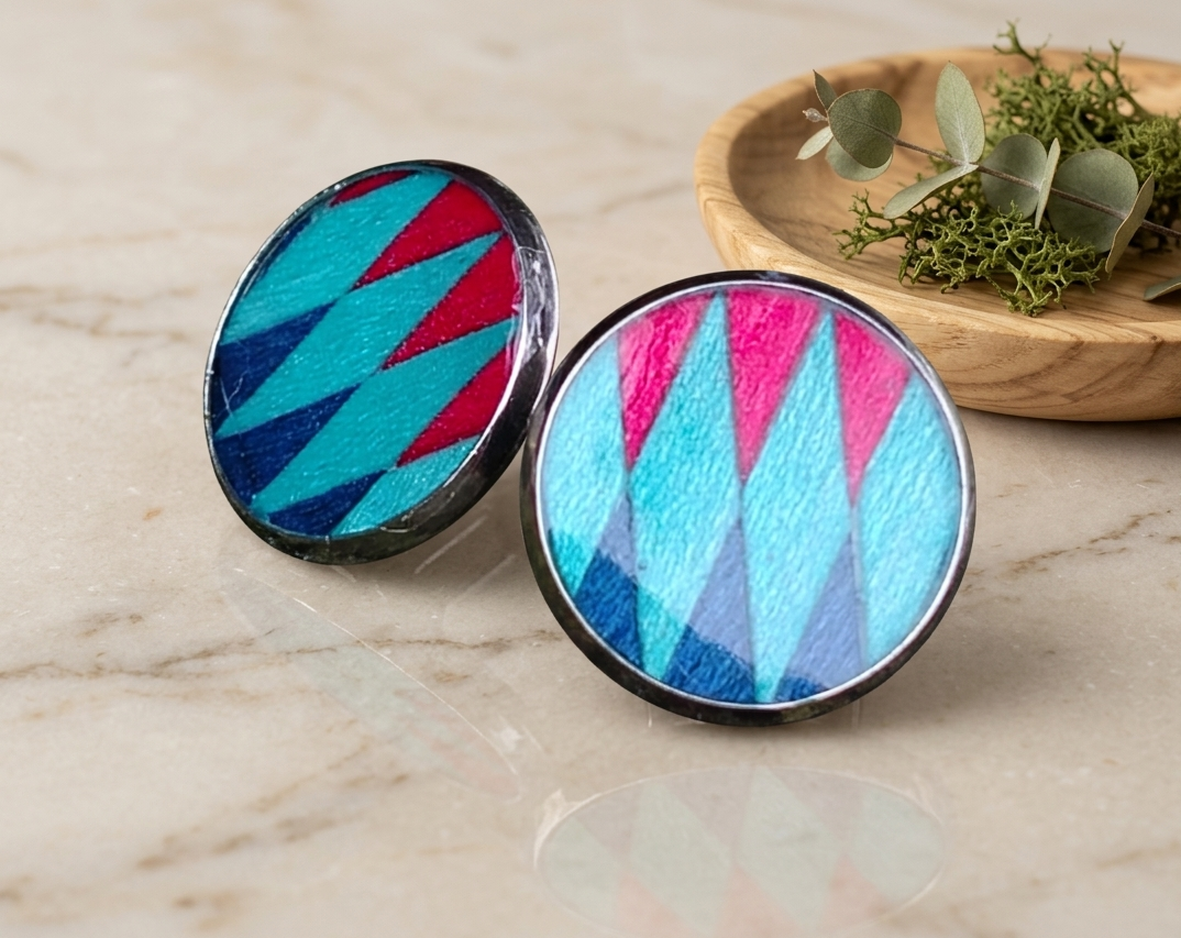 Pendientes multicolor