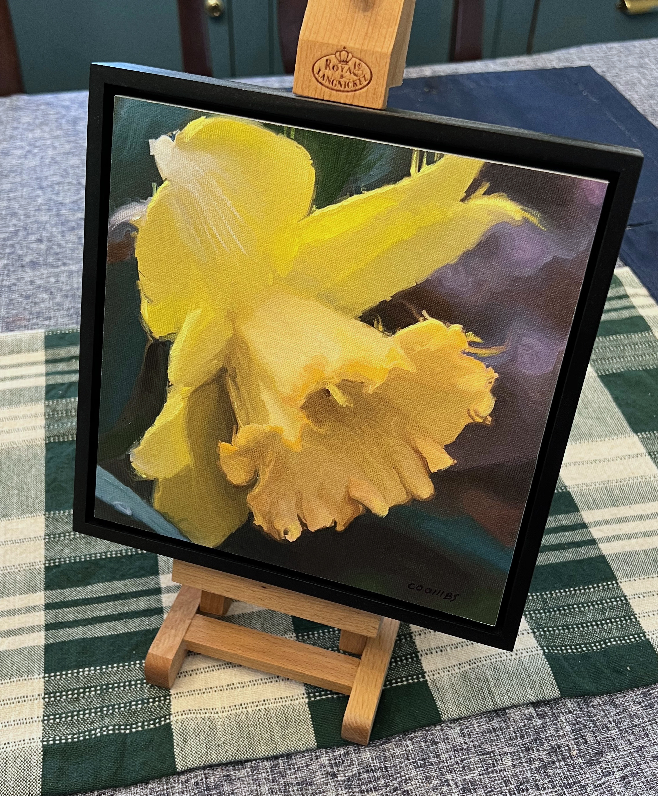 Yellow Daffodil Painting