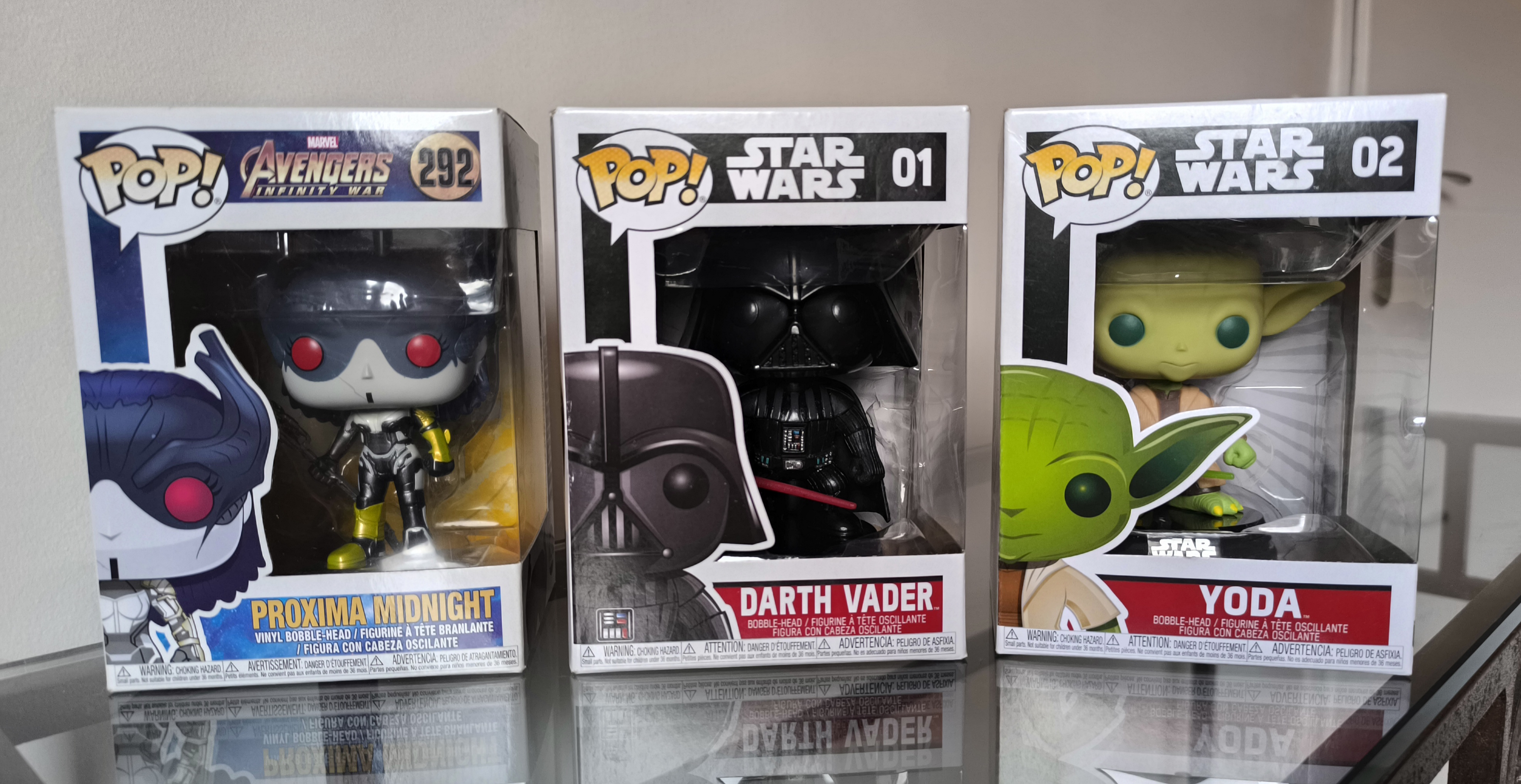 Lot de 3 Figurines Funko Pop! Marvel & Star Wars