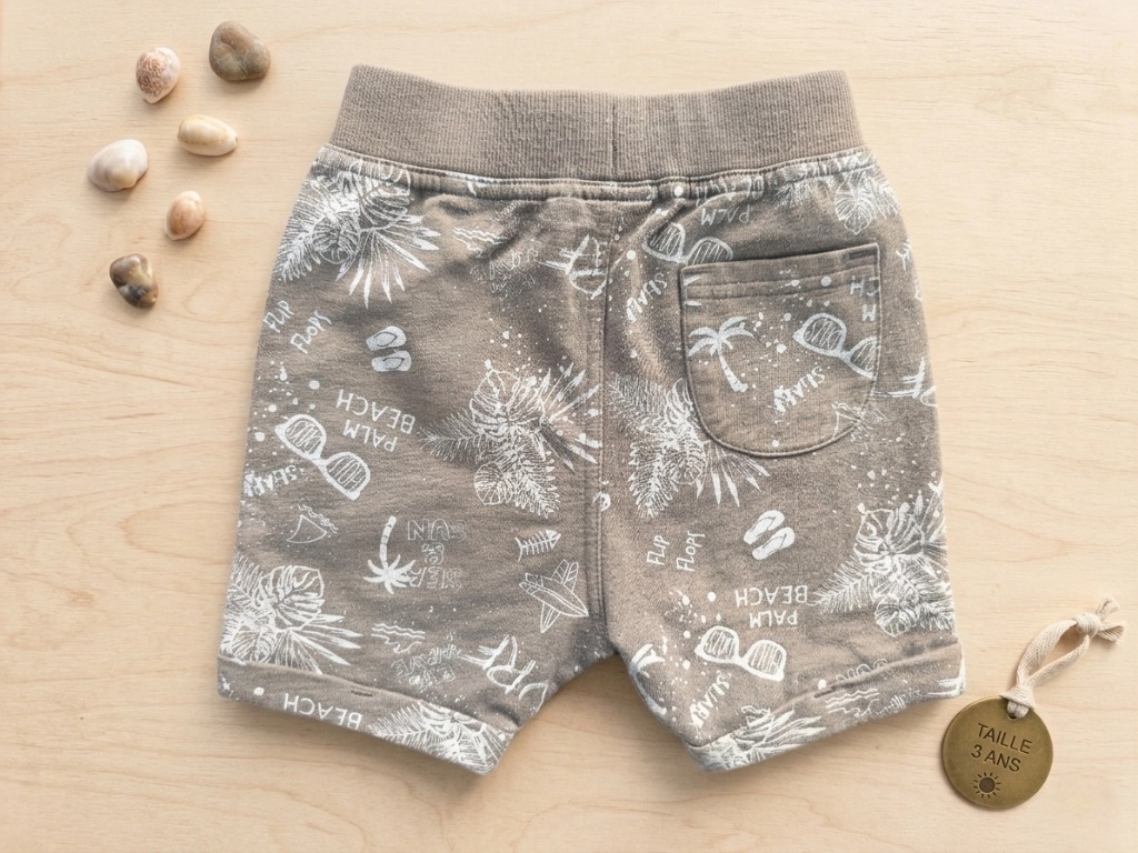 Short molleton – 3 ans