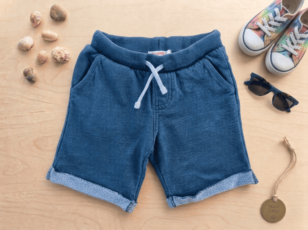 Short molleton effet denim - 3 ans