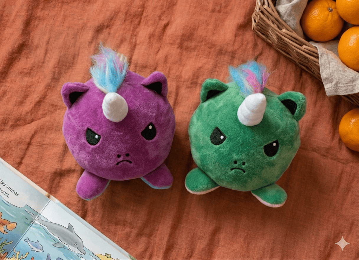 Peluche Licorne Réversible