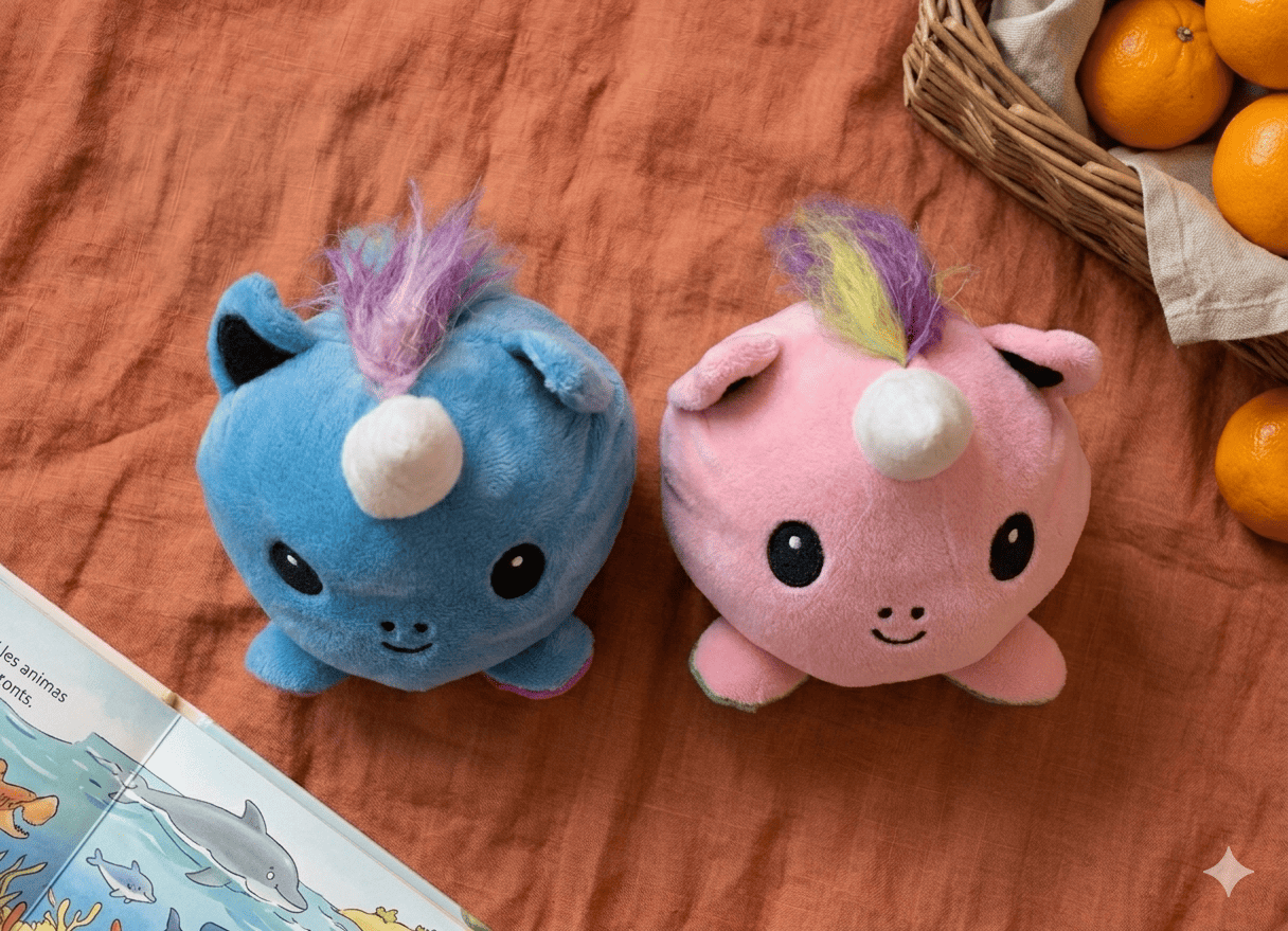 Peluche Licorne Réversible