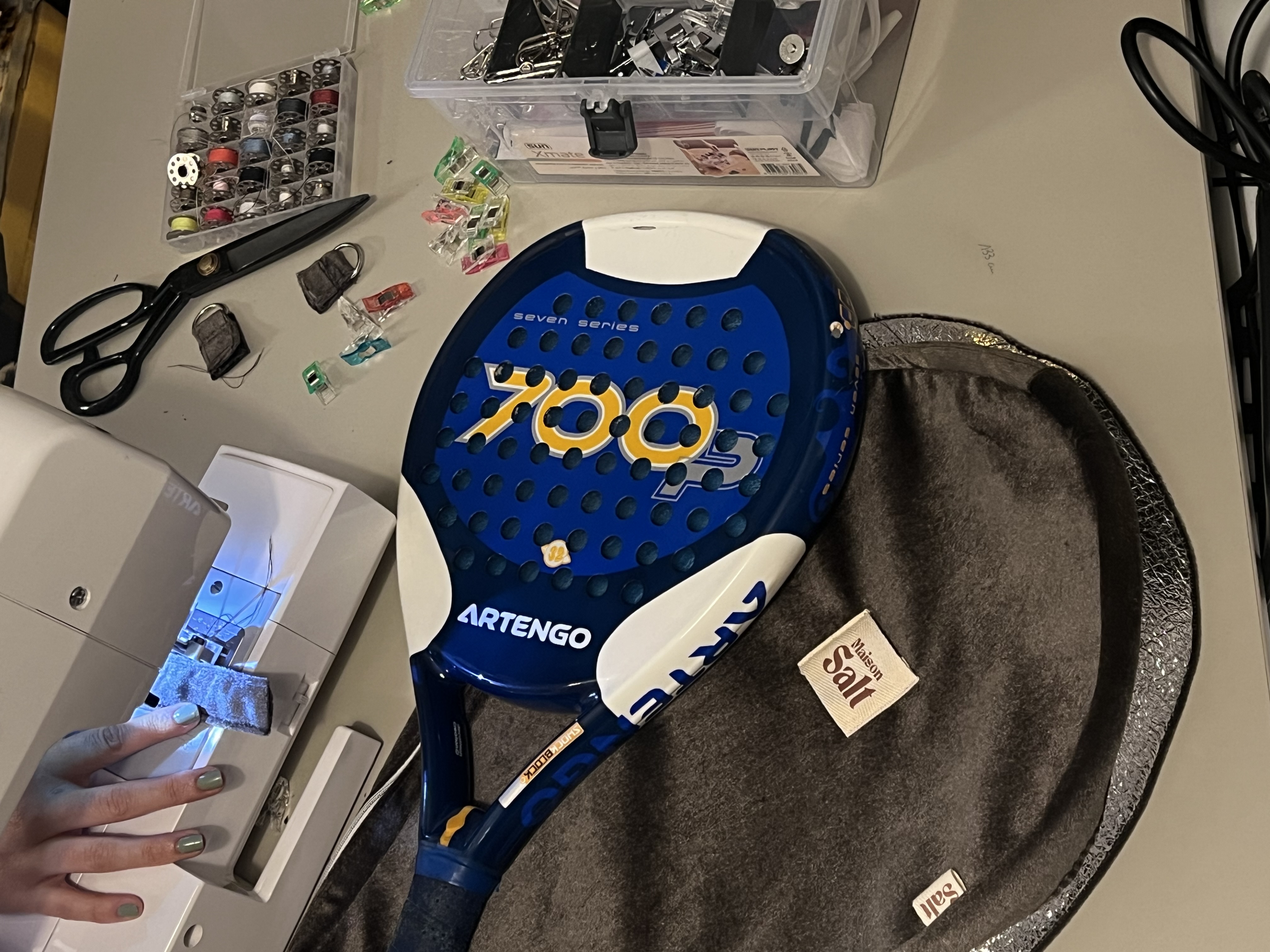 Sac de raquette Padel [Marron velour]