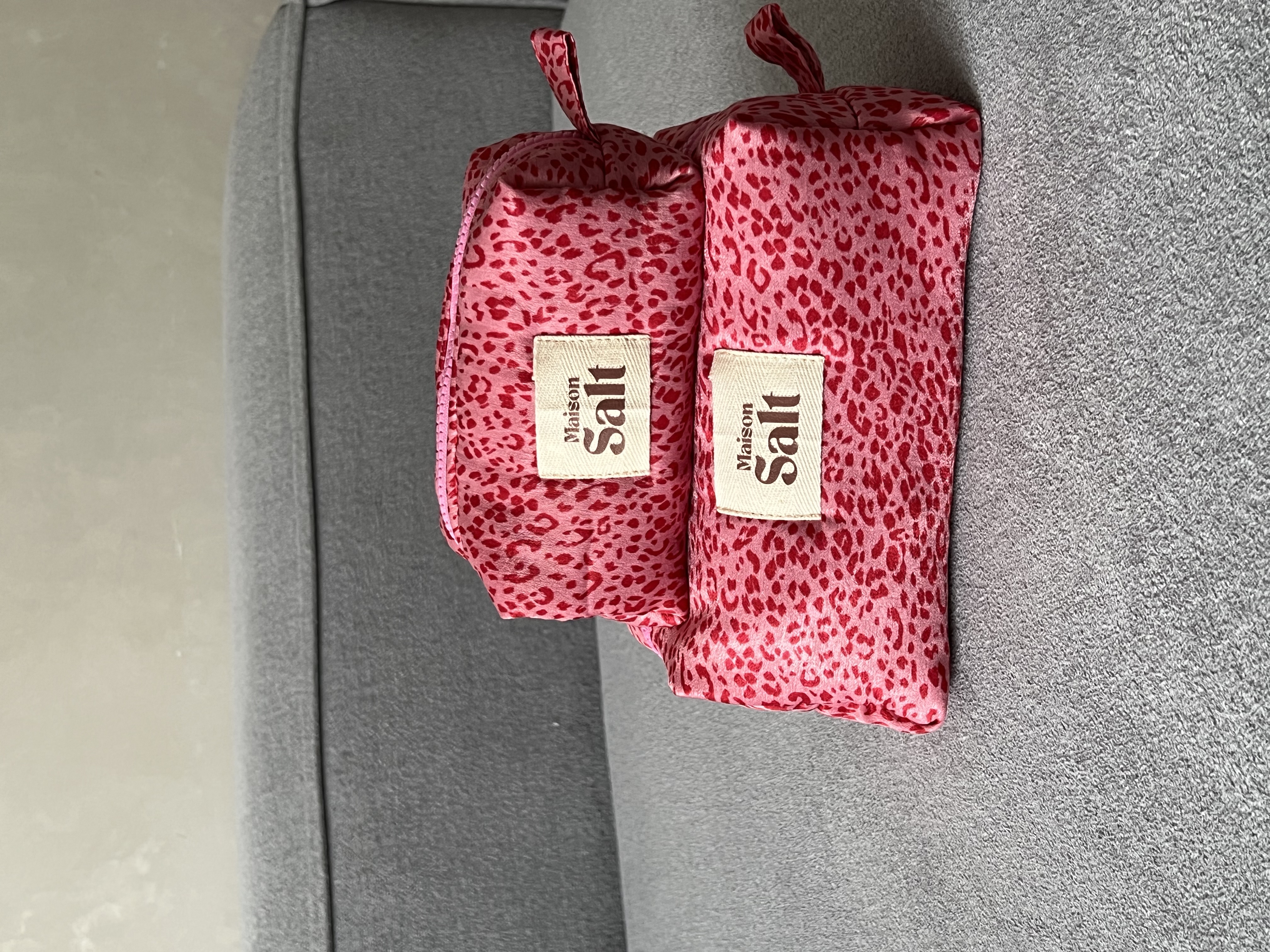 Pack Trousse Medium & Small [Rose léopard]