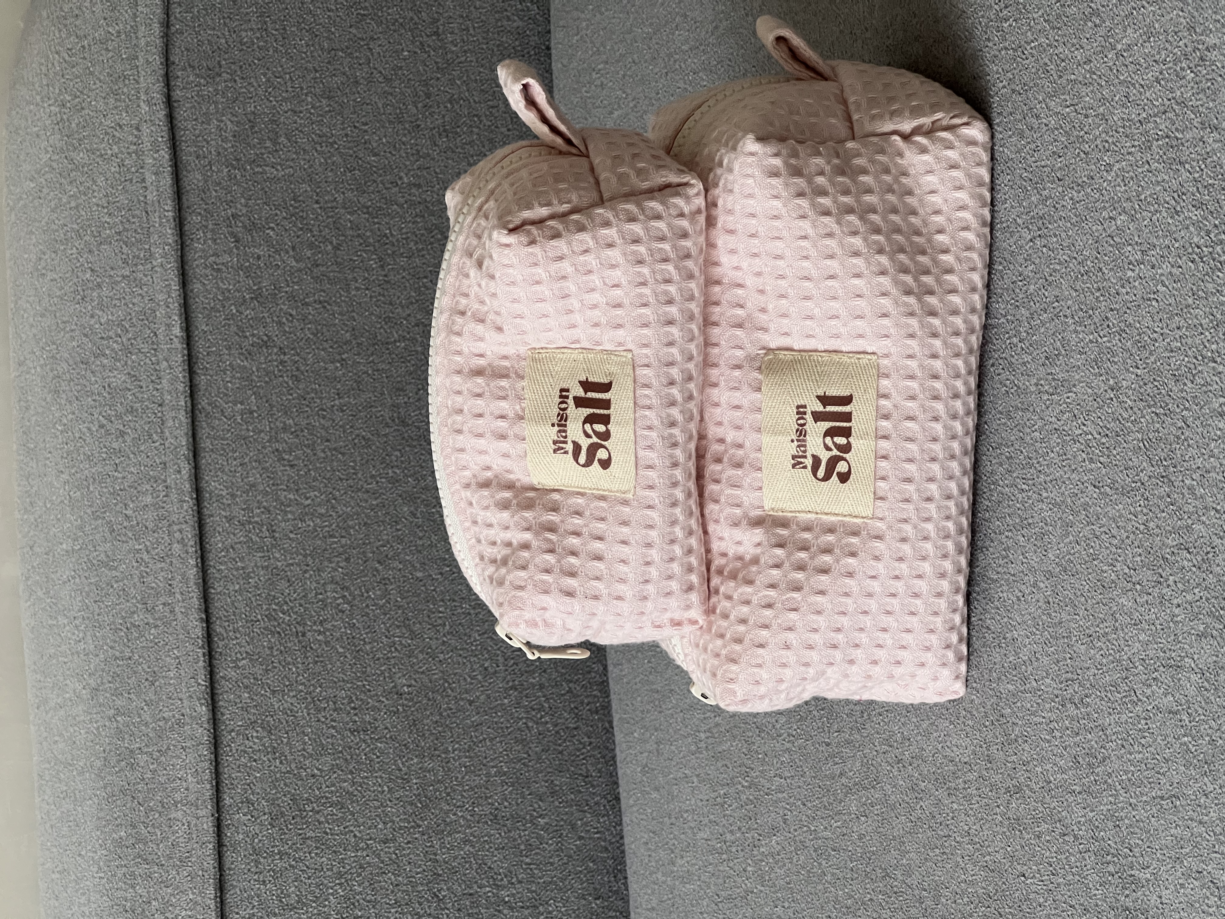 Pack Trousse Medium & Small [Rose Nid d'abeille]