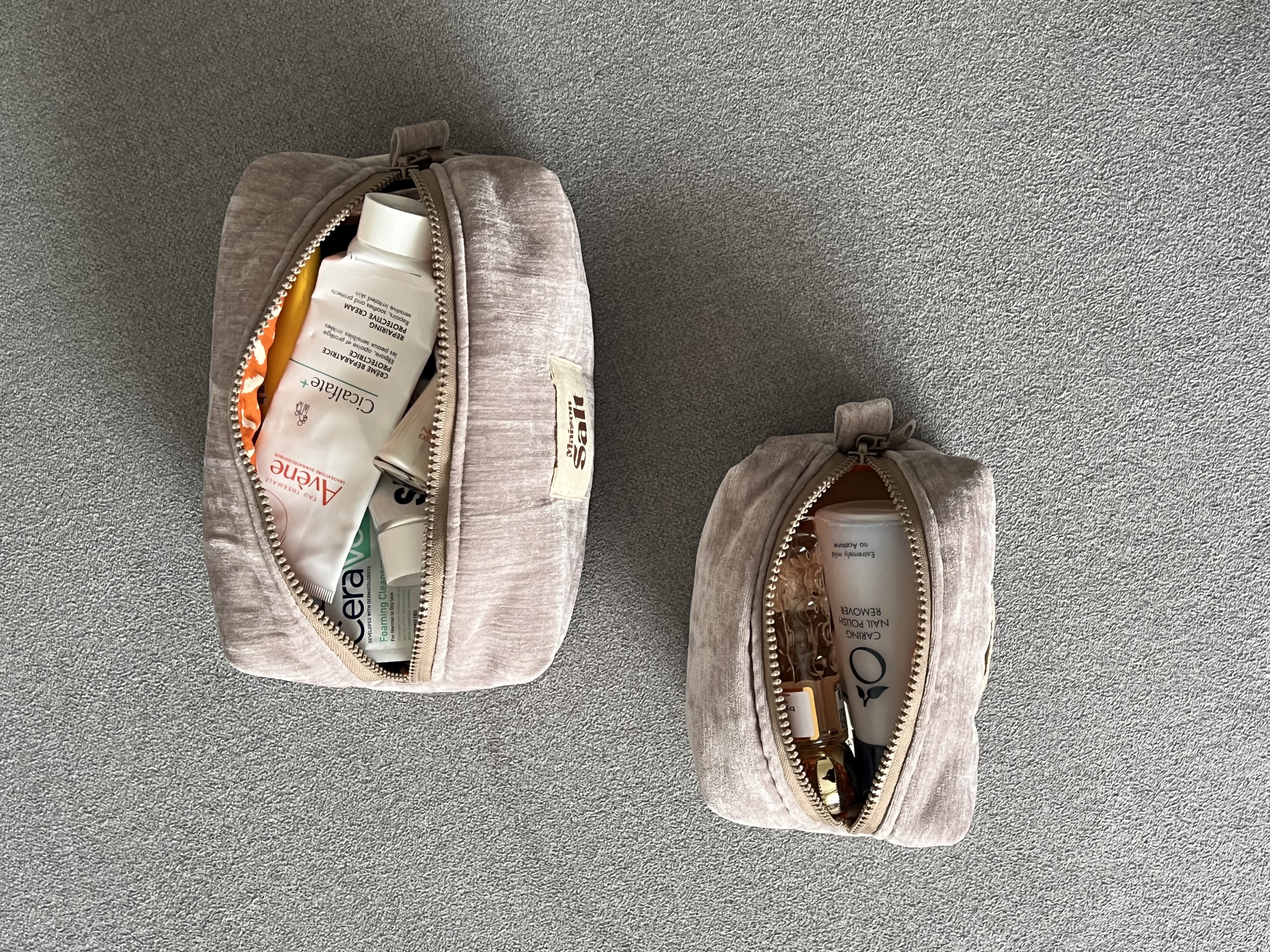 Pack Trousse Medium & Small [Marron Cacao]