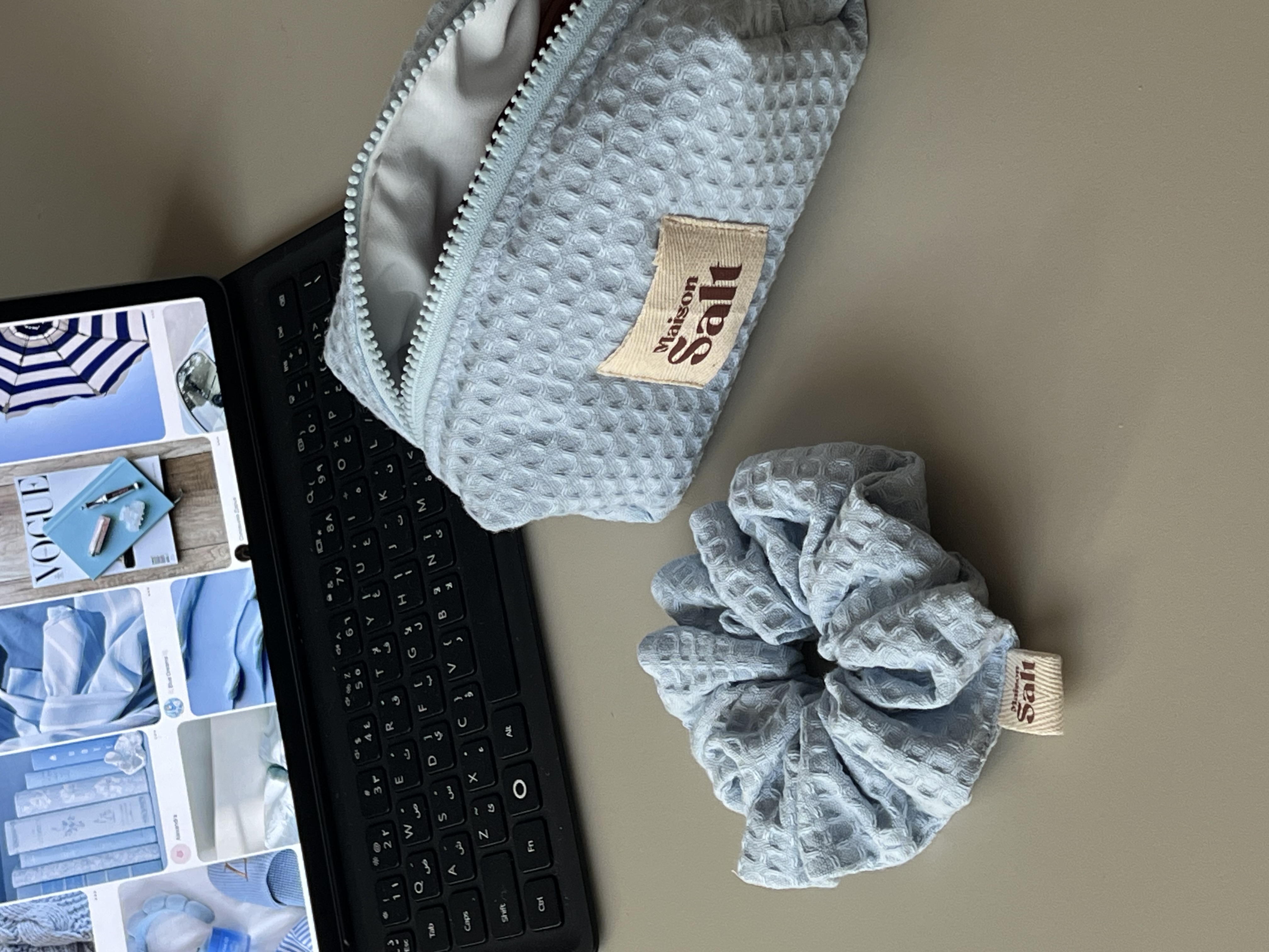 Trousse Small Jouy Bleue