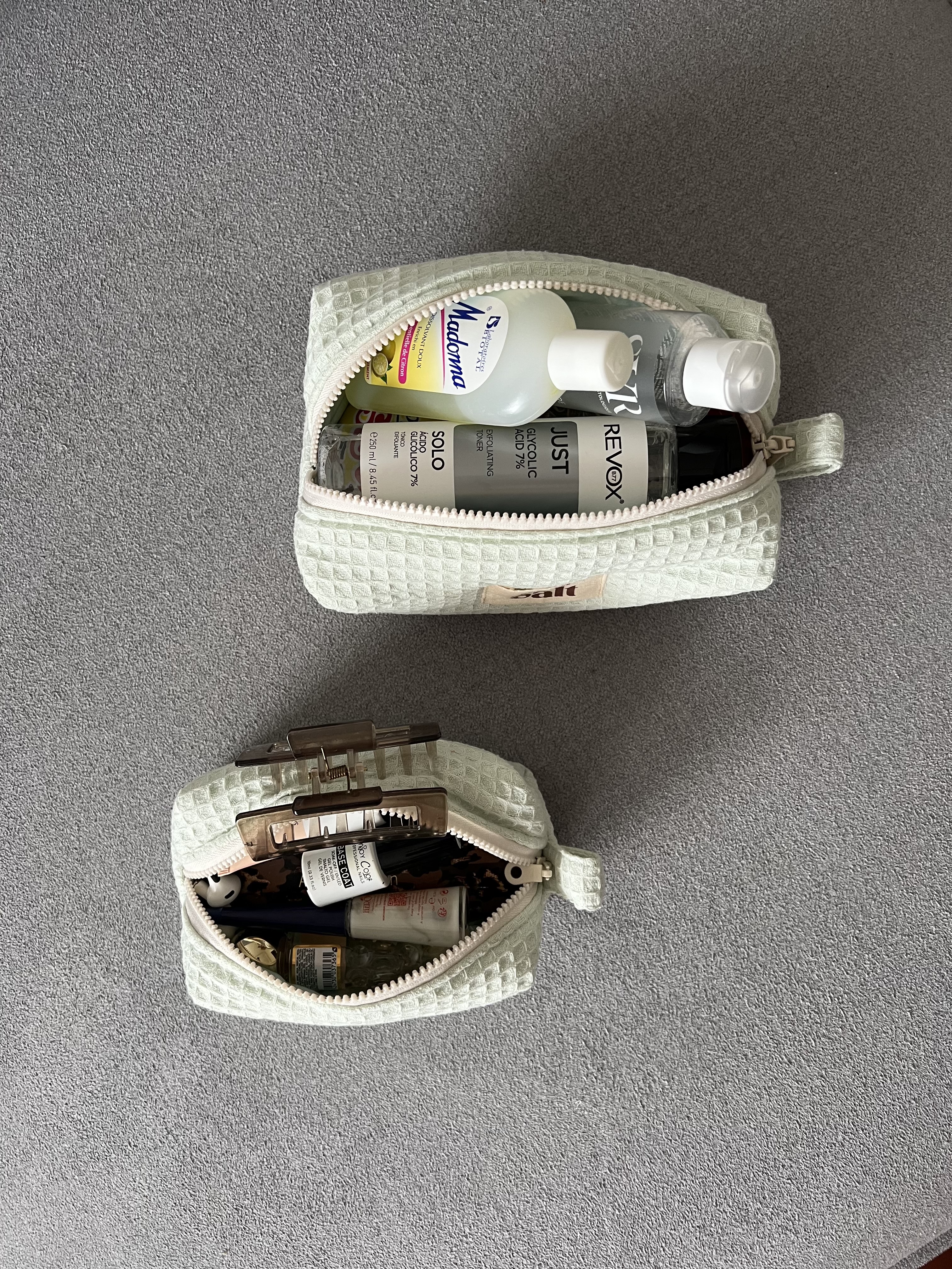 Pack Trousse Medium & Small [Vert Nid d'abeille]