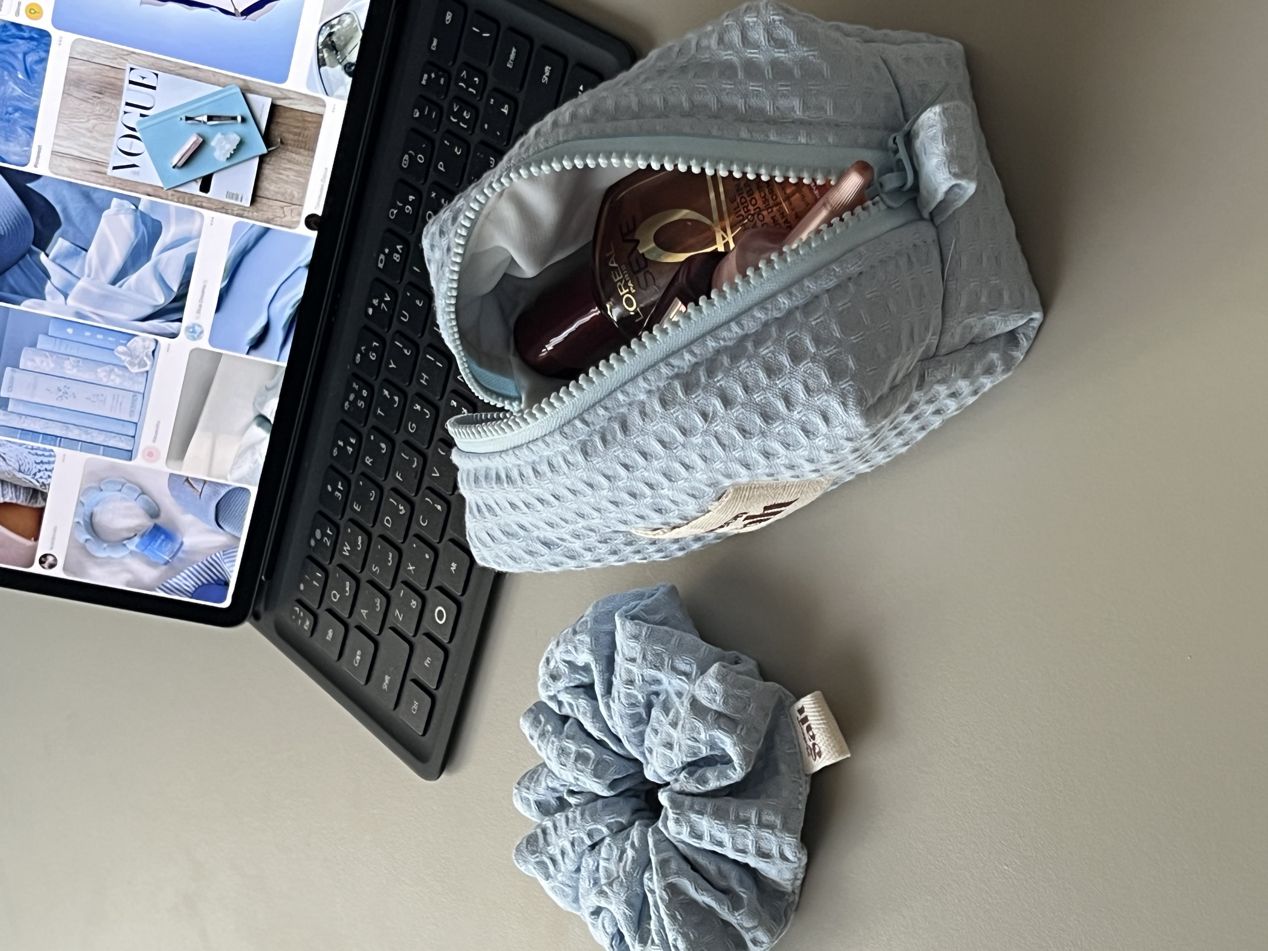 Trousse Small Jouy Bleue