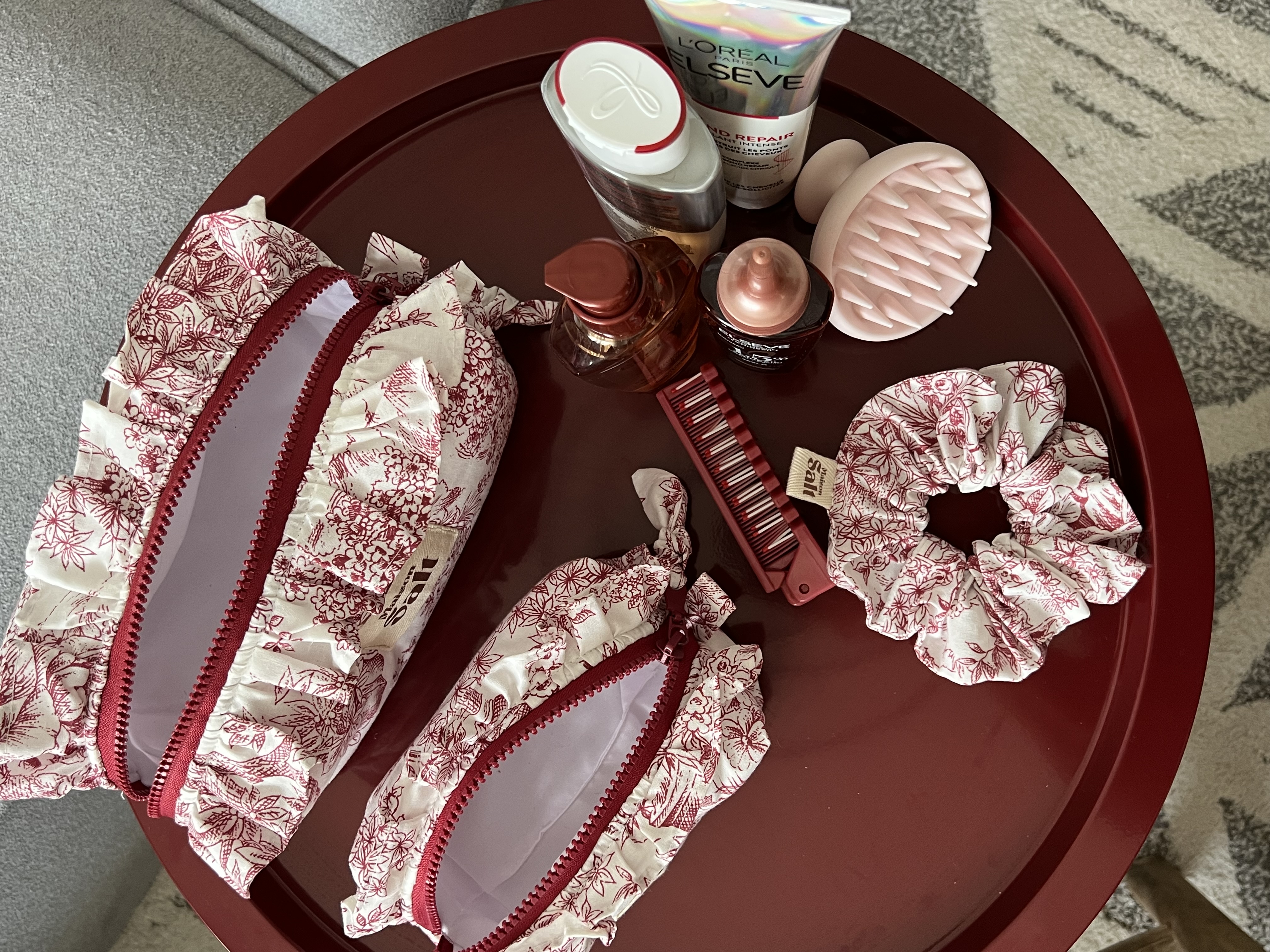 Pack Trousse Medium & Small avec scrunchy offert