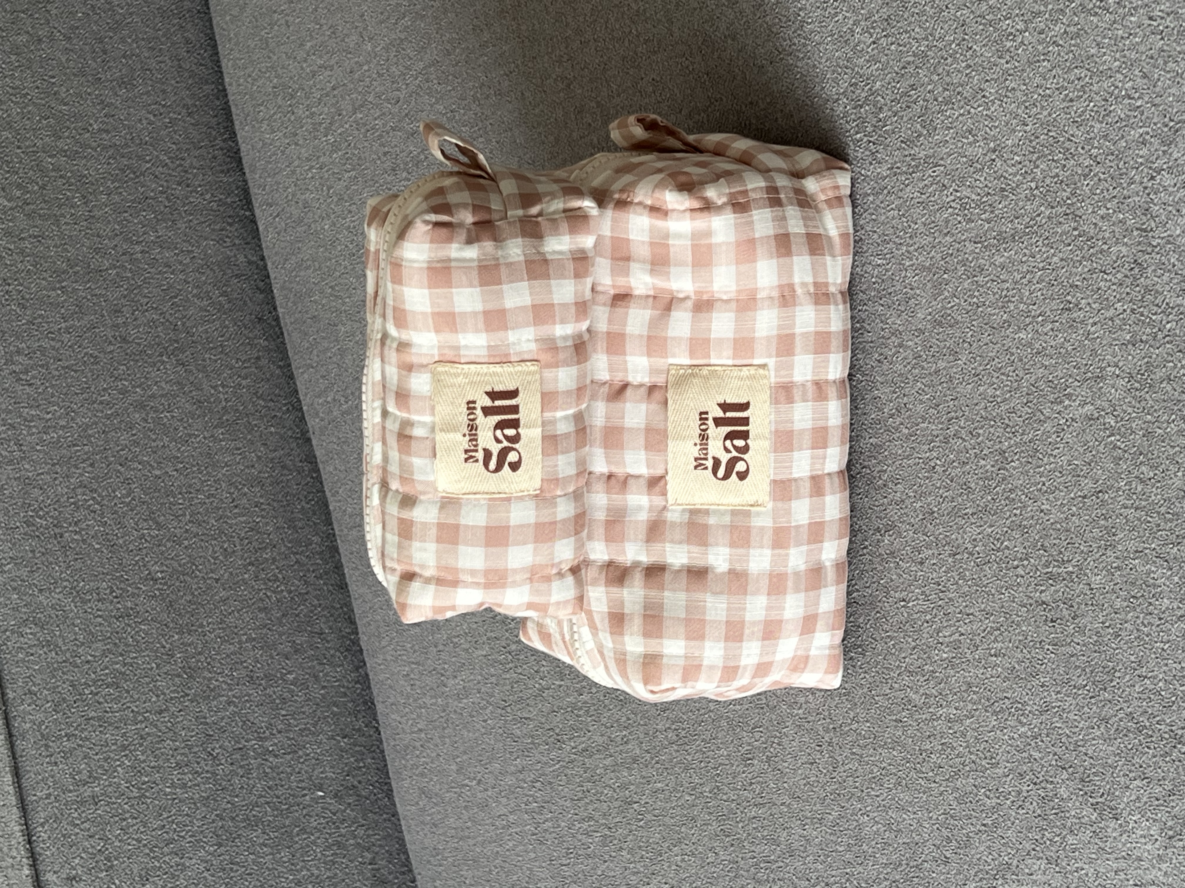 Pack Trousse Medium & Small [Vichy Rose pastel]